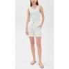 imageVince Womens Mid Rise Hemp ShortsOffwhite