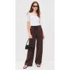 imageVince Womens Mid Rise Side Snap Pull On PantsDk Coffee