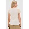 imageVince Womens Raglan Color Block TeeOat Shell Combo