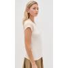 imageVince Womens Raglan Color Block TeeOat Shell Combo