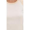 imageVince Womens Raglan Color Block TeeOat Shell Combo