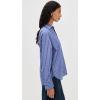 imageVince Womens Relaxed Popover Long Sleeve TopPale Twilight
