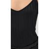 imageVince Womens Rib V Neck CamiBlack