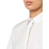 imageVince Womens Short Sleeve Button Down WCanvas TapeOptic White