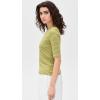 imageVince Womens Striped Elbow Sleeve Crew TeeHerbaria Combo