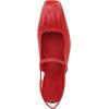 imageVince Womens Venice FlatsCrimson Red Leather