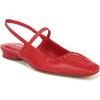 imageVince Womens Venice FlatsCrimson Red Leather