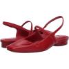 imageVince Womens Venice FlatsCrimson Red Leather