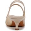 imageVince Womens Venice Pointed Toe Mesh Kitten Heel PumpBirch Sand MeshLeather