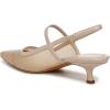 imageVince Womens Venice Pointed Toe Mesh Kitten Heel PumpBirch Sand MeshLeather