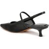imageVince Womens Venice Pointed Toe Mesh Kitten Heel PumpBlack Mesh FabricLeather