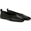 imageVince Womens Vivian Ballet FlatBlack Leather