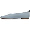 imageVince Womens Vivian Ballet FlatGlacial Blue Leather