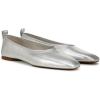 imageVince Womens Vivian Ballet FlatSilver Leather