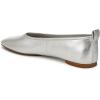 imageVince Womens Vivian Ballet FlatSilver Leather