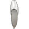 imageVince Womens Vivian Ballet FlatSilver Leather