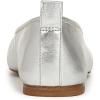 imageVince Womens Vivian Ballet FlatSilver Leather