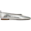 imageVince Womens Vivian Ballet FlatSilver Leather