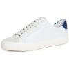 White/Blue Leather