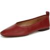 imageVince Womens Vivian Ballet FlatRed Currant Leather