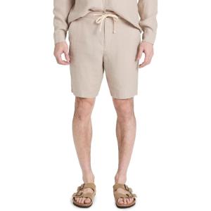 imageVince Mens Lightweight Hemp 9quot ShortsPumice Rock