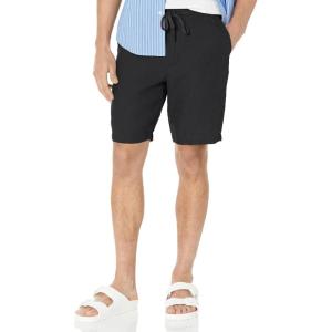 imageVince Mens Lightweight Hemp 9quot ShortsWashed Black