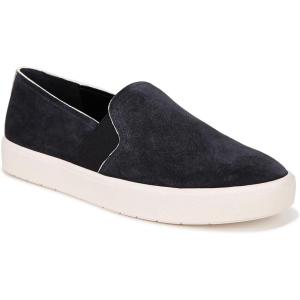 imageVince Womens Blair Slip On SneakersBlue Ink Suede