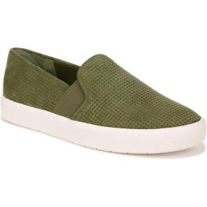 imageVince Womens Blair Slip On SneakersFern Green Suede