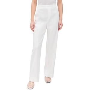 imageVince Womens High Rise Pull On Linen PantsOffwhite