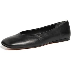 imageVince Womens Leah Ballerina FlatsBlack