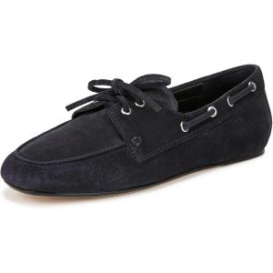 imageVince Womens Marin Boat ShoeBlue Ink Suede