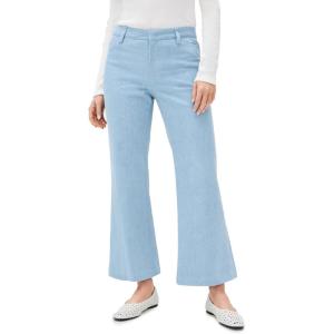 imageVince Womens Mid Rise Cropped Flare Twill PantsPale Indigo