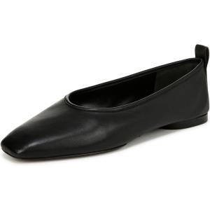 imageVince Womens Vivian Ballet FlatBlack Leather