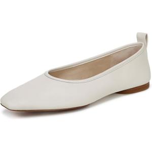 imageVince Womens Vivian Ballet FlatMilk Leather