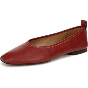 imageVince Womens Vivian Ballet FlatRed Currant Leather