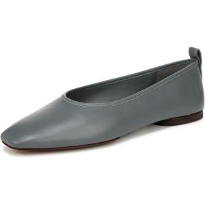 imageVince Womens Vivian Ballet FlatSea Stone Blue Leather