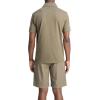 imageVince Mens Garment Dye Short Sleeve PoloWashed Dome