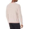 imageVince Mens Plush Stripe Long Sleeve CrewH HimalayanH White
