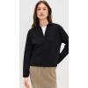 imageVince Womens Easy PoloBlack