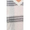 imageVince Womens Plaid V Neck VestOff WhiteCoastal