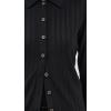 imageVince Womens Rib Collared Button UpBlack