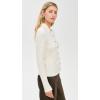 imageVince Womens Rib Collared Button UpVanille