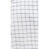 imageVince Womens Trellis Plaid Strapless Tie Back TopOff WhiteNavy