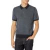 imageVince Mens Birdseye SS PoloCoastalPacific Blue