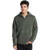 imageVince Mens Melange Qtr ZipOlive Field