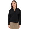 imageVince Womens Easy PoloBlack