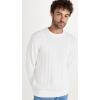 imageVince Mens Cotton Cable CrewOffwhite