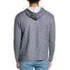 imageVince Mens Textured Double Knit Henley HoodieCoastalOff White