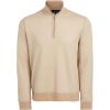 imageVince Mens Birdseye Quarter ZipNew CamelPearl
