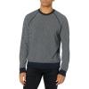 imageVince Mens Birdseye Raglan Long Sleeve CrewCoastalPearl